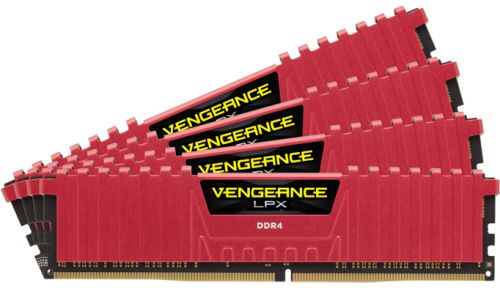  DDR4 16GB (4*4GB) Corsair CMK16GX4M4A2800C16R Vengeance LPX PC4-22400 2800MHz 16-18-18-36 DIMM 288pin, 1.20V