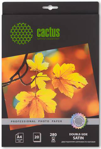  Фотобумага Cactus CS-SMA428020DS