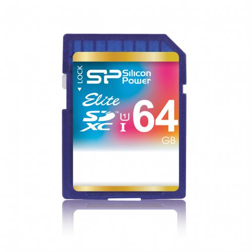  Карта памяти 64GB Silicon Power SP064GBSDXAU1V10 Elite SDXC Class 10 UHS-I