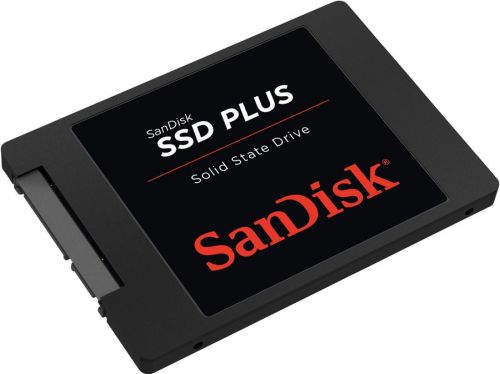  Твердотельный накопитель SSD 2.5&#039;&#039; SanDisk SDSSDA-120G-G25 SSD PLUS 120GB SATA 6Gbit/s 7mm 180/520 Мб/с