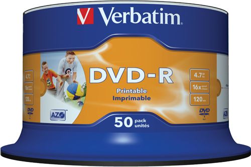  Диск DVD-R Verbatim 43533