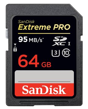  Карта памяти 64GB SanDisk SDSDXPA-064G-X46 Secure Digital Card SDXC Class 10 Extreme Pro 95MB/s