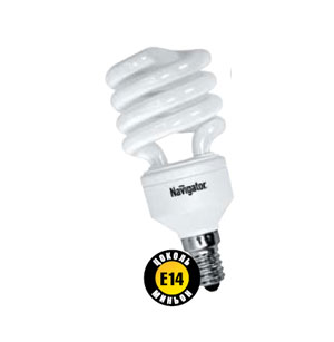  Лампа энергосберегающая Navigator NCL-SH10-15-827-E14