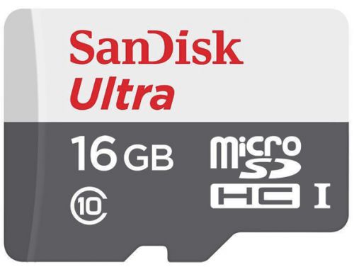  Карта памяти 16GB SanDisk SDSQUNB-016G-GN3MN Ultra Android microSDHC Class 10 UHS-I