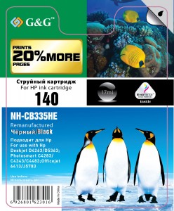  Картридж струйный G&amp;G NH-CB336HE