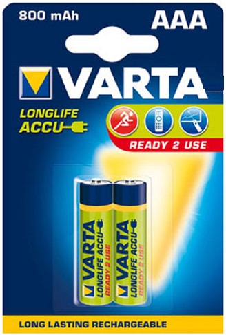  Аккумулятор Varta R2U AAA 800