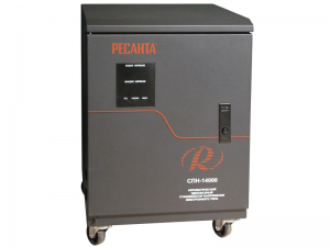  Стабилизатор Ресанта СПН-14000 (63/6/29) однофазный, цифровой 220В 14000Вт вх.:90-260В