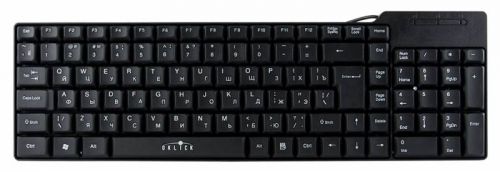  Клавиатура проводная Oklick 190M черный USB 945657