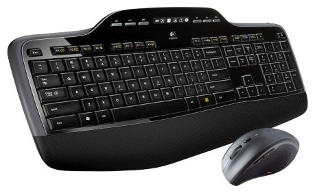  Клавиатура и мышь Wireless Logitech Desktop MK710 USB, black, Rtl 920-002434