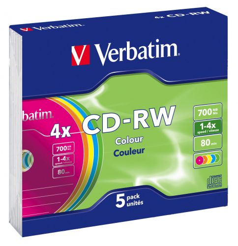  Диск CD-RW Verbatim 43133