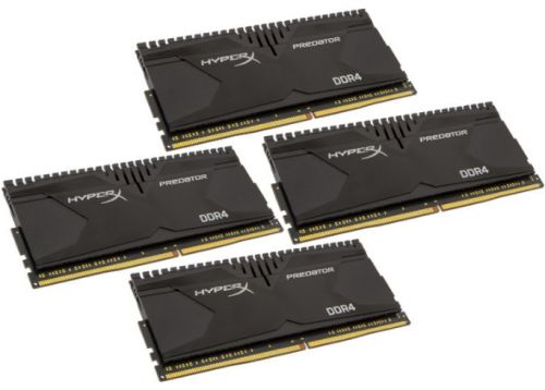  DDR4 16GB (4*4GB) Kingston HX428C14PB2K4/16 XMP Predator Series PC4-22400 2800MHz CL14 288pin 1.35V Радиатор