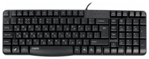 Клавиатура Rapoo N2400 USB, черная