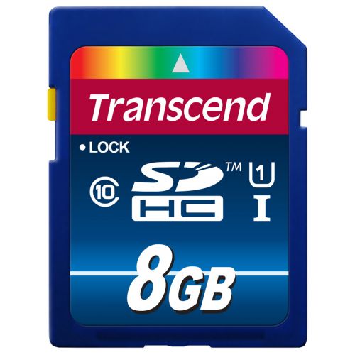  Карта памяти 8GB Transcend TS8GSDU1 SDHC Class 10 UHS-1 Premium