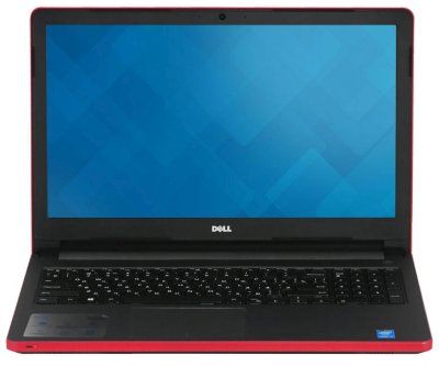 Dell Inspiron 5559 Core i5 6200U (2.3GHz), 4096MB, 1000GB, 15.6" (1366*768), DVD+/-RW, AMD Radeon R5 M335 4096MB, Windows 10, красный