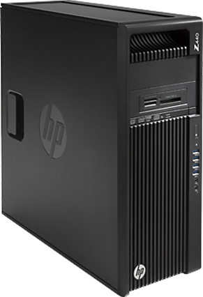  Компьютер HP Z440 J9B87EA Xeon E5-1650 v3 (3.5GHz), 16384MB, 2000GB + 256GB SSD, DVD+/-RW, NVIDIA Quadro K4200 4096MB, Windows 8.1, keyboard + mouse