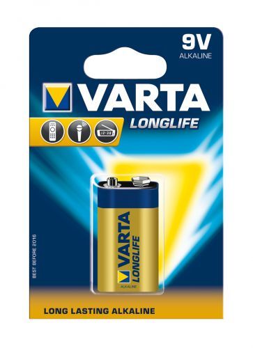  Батарейка Varta Longlife Extra 6LR61