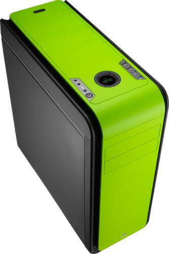  ATX AeroCool DS 200 Green (зеленый), без Б/п, 4713105952636