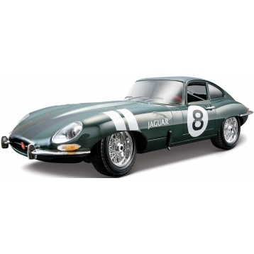  Сборная модель автомобиля Bburago 18-15024B 1:18 Jaguar E Coupe (1961)