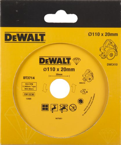  Диск отрезной DeWALT DT 3714