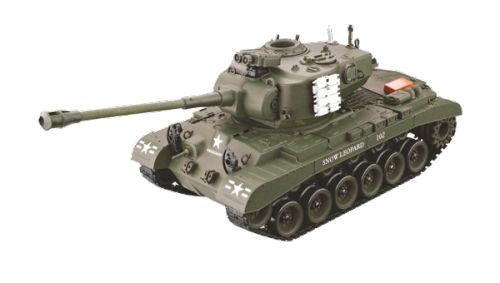  Радиоуправляемая модель танка HouseHold 4101-3 M26 Pershing (Snow Leopard), 1:20, green