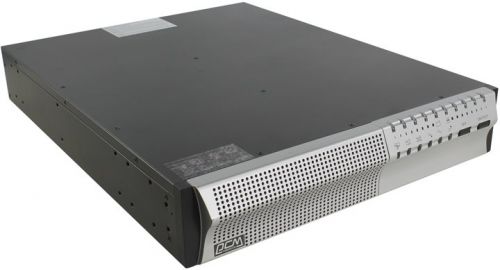  Источник бесперебойного питания Powercom SRT-3000A SMART RT, 3000VA/2100W, USB, (IEC320 C13х8), Rack/Tower, IEC, Serial+USB, SmartSlot