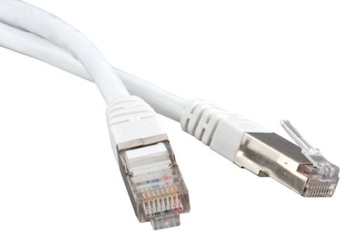  Кабель патч-корд FTP 5e кат. 3м. Hyperline PC-LPM-STP-RJ45-RJ45-C5e-3M-LSZH-WH