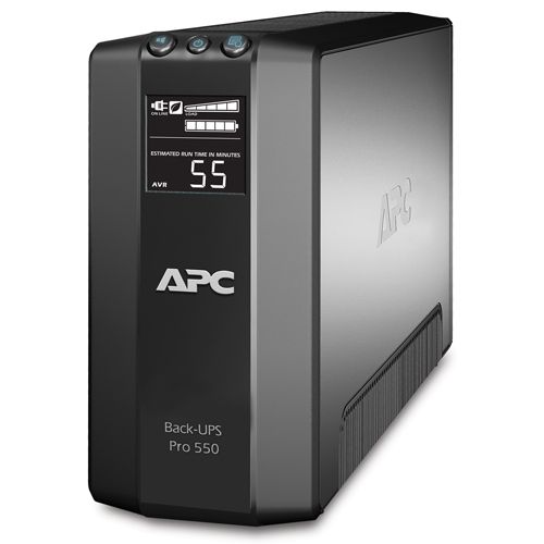 APC BR550GI Back-UPS RS, 550VA/330W, 230V, LCD, AVR, Master Control, USB Interface, 6 out(3+3), Data line surge prote