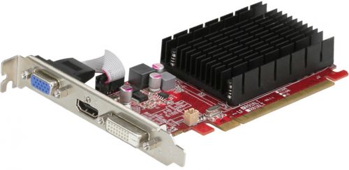  PCI-E PowerColor AX6450 1GBK3-SHEV3 AMD Radeon HD 6450 2GB GDDR3 64bit 40nm 625/1334MHz DVI(HDCP)/HDMI/VGA Low Profile Охлаждение пассивно