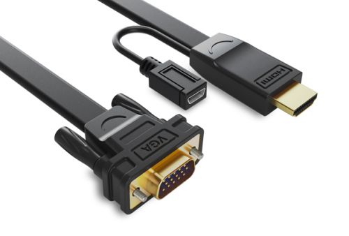  Кабель интерфейсный HDMI-VGA Greenconnect 19M/15M