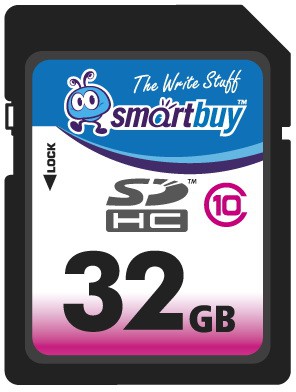 Карта памяти 32GB SmartBuy SB32GBSDHCCL10 SDHC class 10