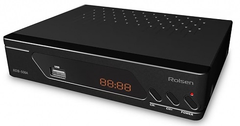  Ресивер цифровой телевизионный DVB-T2 Rolsen RDB-508A