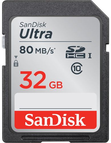  Карта памяти 32GB SanDisk SDSDUNC-032G-GN6IN Class 10 Ultra UHS-I 80MB/s