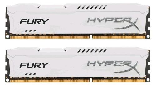  DDR3 16GB (2*8GB) Kingston HX318C10FWK2/16 1866MHz HyperX Fury White Series CL10