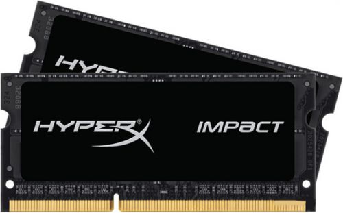  SODIMM DDR3 16GB (2*8GB) Kingston HX316LS9IBK2/16 HyperX Impact Black PC3-12800 1600 MHz DDR3 CL9 1.35V