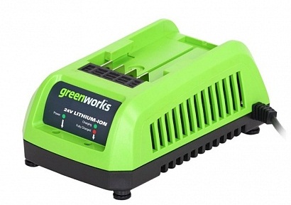  Зарядное устройство Greenworks G24C 24В, для А:ч/4 А:ч аккумуляторов