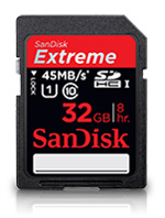  Карта памяти 32GB SanDisk SDSDX-032G-X46 Secure Digital Card SDHC Class 10 45MB/s