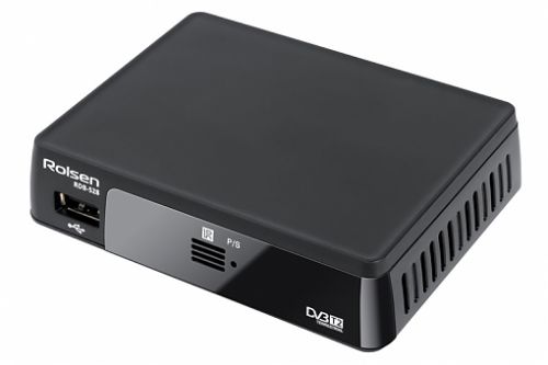  Ресивер цифровой телевизионный DVB-T2 Rolsen RDB-528A черный