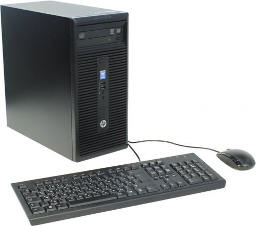  Компьютер HP 280 G1 MT N9E67EA Celeron Dual-Core G1840 (2.8GHz), 4096MB, 500GB, DVD+/-RW, Shared VGA, Windows 10 Professional + Windows 7 Professiona