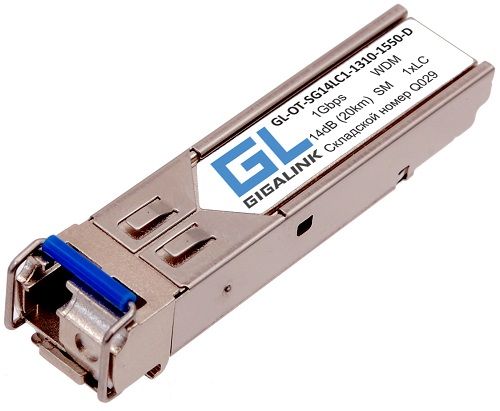 Модуль SFP GIGALINK GL-OT-SG14LC1-1310-1550-D