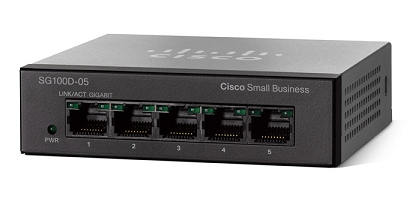  Коммутатор неуправляемый Cisco SB SG110D-05-EU