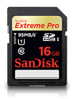  Карта памяти 16GB SanDisk SDSDXPA-016G-X46 Secure Digital Card SDHC Class 10 Extreme Pro 95MB/s