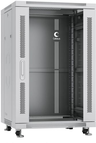  Шкаф напольный 19, 18U Cabeus SH-05C-18U60/60