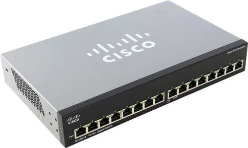  Коммутатор неуправляемый Cisco SB SF110-16-EU