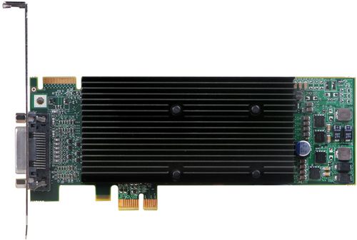  PCI-E Matrox M9120-E512LAU1F 512MB PCI-Ex1 DDR2 Low Profile LFH-60 to 2xDVI-I 2xDVI-VGA 1920x1200, Max Analog Res. per Output 2048x1536 RT