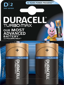  Батарейка Duracell LR20 Turbo MAX