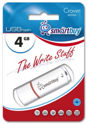  Накопитель USB 2.0 16GB SmartBuy SB16GBCRW-W