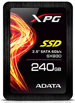 Твердотельный накопитель SSD 2.5&#039;&#039; A-Data ASX930SS3-240GM-C XPG SX930 240GB MLC JMicron JMF670H SATA 6Gb/s 460/560Mb