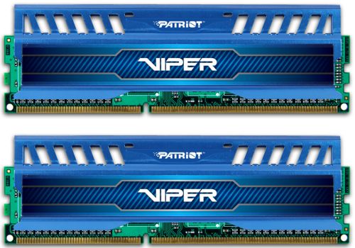  DDR3 16GB (2*8GB) Patriot PV316G213C1KBL Viper V3 PC3-17000 2133MHz CL11 1.5V Радиатор BLUE