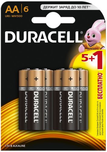  Батарейка Duracell LR6 Basic