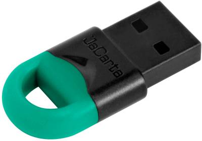  Токен USB Аладдин Р.Д. JaCarta ГОСТ. Сертификат ФСБ. Индивидуальная упаковка. (nano)